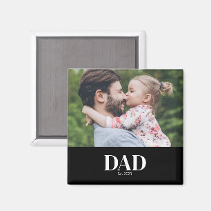 Aimant Cadeau Photo de Papa Créé