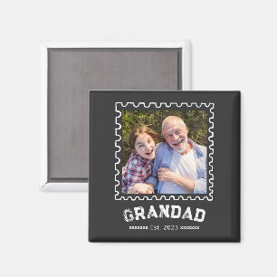 Aimant Cadeau Photo de Papy