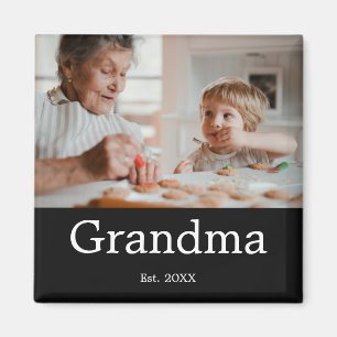 Aimant Cadeau photo établi par grand-mère