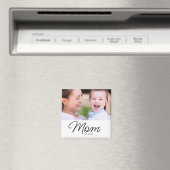 Aimant Cadeau photo établi par maman (In Situ (Lave-vaisselle))