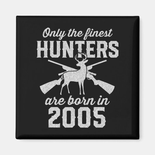 Aimant Cadeau pour 18 ans Chasseur de cerfs 18e anniversa (Devant)