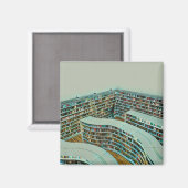 Aimant Cadeau pour amateur de lecture cool (Recto/Verso)