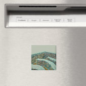 Aimant Cadeau pour amateur de lecture cool (In Situ (Lave-vaisselle))