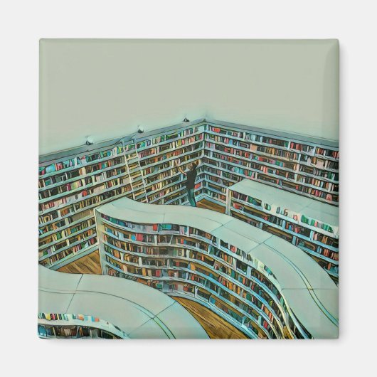 Aimant Cadeau pour amateur de lecture cool (Devant)