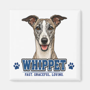 Aimant 🐾 Cadeau pour amateur de Whippet 🐾