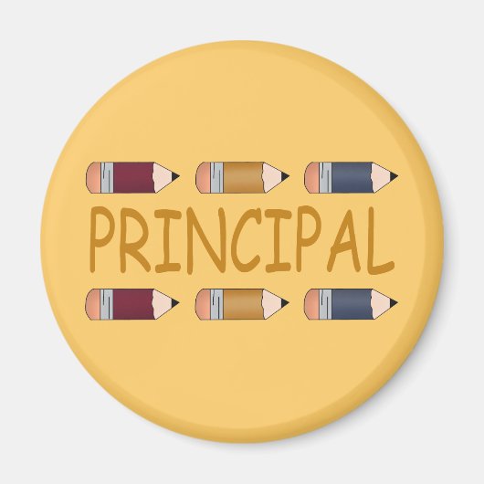 Aimant Cadeau principal avec bordure en crayon (Devant)