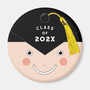 Aimant Cadeau souvenir de remise de diplôme 2026 Bouton