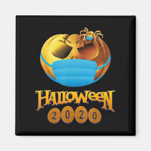 Aimant Cadeau Spider Citrouille Halloween Et Masque Ara