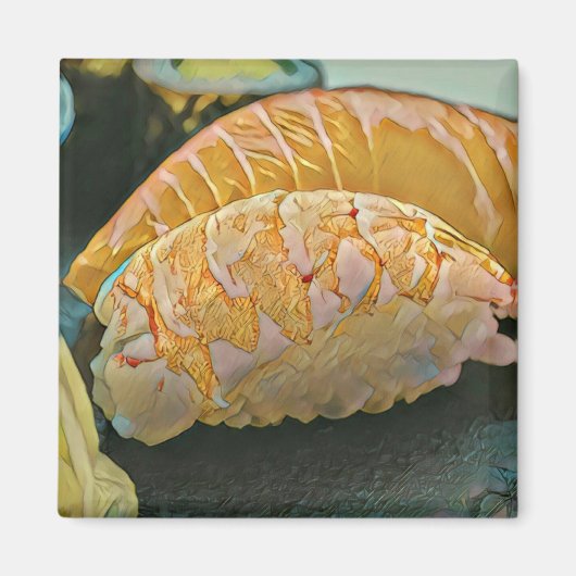 Aimant Cadeau sushi amoureux (Devant)