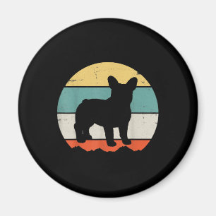 Aimant Cadeau vintage Retro Bulldog pour chien papa chien