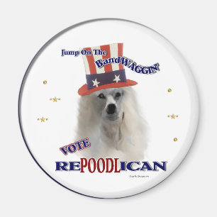 Aimant Cadeaux aux amoureux de POODLE