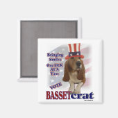 Aimant Cadeaux Basset Hound (Recto/Verso)