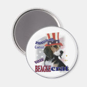 Aimant Cadeaux beagles (Recto/Verso)
