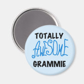 Aimant Cadeaux bleus totalement impressionnants de (Recto/Verso)