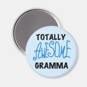 Aimant Cadeaux bleus totalement impressionnants de (Recto/Verso)