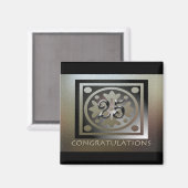 Aimant Cadeaux d'anniversaire de l'employé personnalisabl (Recto/Verso)