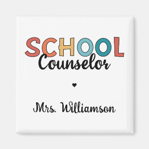 Aimant Cadeaux d'appréciation du conseiller scolaire pers