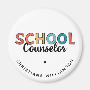 Aimant Cadeaux d'appréciation du conseiller scolaire pers