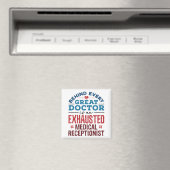 Aimant Cadeaux d'appréciation réceptionniste Médicale (In Situ (Lave-vaisselle))