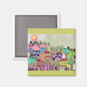 Aimant Cadeaux d'art catholique de moniac et de moine (Recto/Verso)