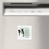Aimant Cadeaux d'art Collie Frontière (In Situ (Lave-vaisselle))
