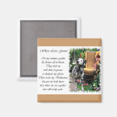 Aimant Cadeaux d'art dalmate (Recto/Verso)