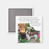 Aimant Cadeaux d'art espagnol Welsh Springer (Recto/Verso)