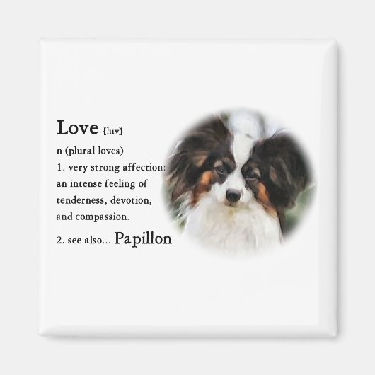 Aimant Cadeaux d'art Papillon (Devant)