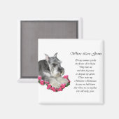 Aimant Cadeaux d'art Schnauzer miniature (Recto/Verso)