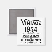 Aimant Cadeaux de 70e anniversaire vintages personnalisés (Recto/Verso)