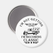 Aimant Cadeaux de 75e anniversaire vintages personnalisés (Recto/Verso)