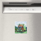 Aimant Cadeaux de CAMIONNEURS d'INSTALLATION de CAMION de (In Situ (Lave-vaisselle))