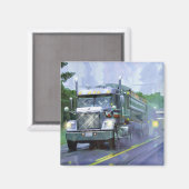 Aimant Cadeaux de CAMIONNEURS d'INSTALLATION de CAMION de (Recto/Verso)