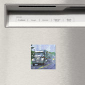 Aimant Cadeaux de CAMIONNEURS d'INSTALLATION de CAMION de (In Situ (Lave-vaisselle))