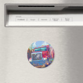 Aimant Cadeaux de CAMIONNEURS d'INSTALLATION de CAMION de (In Situ (Lave-vaisselle))