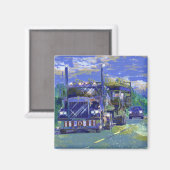 Aimant Cadeaux de CAMIONNEURS d'INSTALLATION de CAMION de (Recto/Verso)