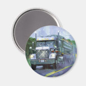 Aimant Cadeaux de CAMIONNEURS d'INSTALLATION de CAMION de (Recto/Verso)