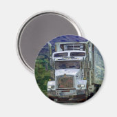 Aimant Cadeaux de CAMIONNEURS d'INSTALLATION de CAMION de (Recto/Verso)