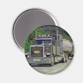 Aimant Cadeaux de CAMIONNEURS d'INSTALLATION de CAMION de (Recto/Verso)