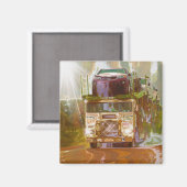 Aimant Cadeaux de CAMIONNEURS d'INSTALLATION de CAMION de (Recto/Verso)