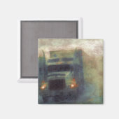 Aimant Cadeaux de CAMIONNEURS d'INSTALLATION de CAMION de (Recto/Verso)