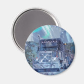 Aimant Cadeaux de CAMIONNEURS d'INSTALLATION de CAMION de (Recto/Verso)