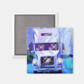 Aimant Cadeaux de CAMIONNEURS d'INSTALLATION de CAMION de (Recto/Verso)