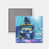 Aimant Cadeaux de CAMIONNEURS d'INSTALLATION de CAMION de (Recto/Verso)