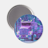 Aimant Cadeaux de CAMIONNEURS d'INSTALLATION de CAMION de (Recto/Verso)