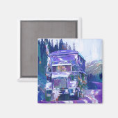 Aimant Cadeaux de CAMIONNEURS d'INSTALLATION de CAMION de (Recto/Verso)