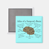 Aimant Cadeaux de chirurgiens hilarants (Recto/Verso)