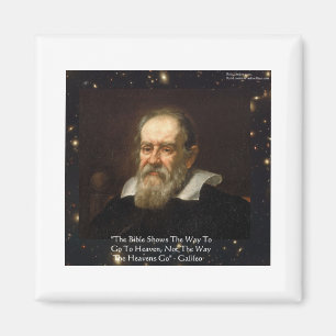 Aimant Cadeaux de citation "Voie vers le ciel" de Galilée