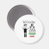 Aimant Cadeaux de conception pour le médecin de l'oeil (Recto/Verso)