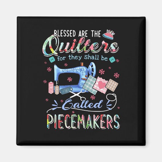 Aimant Cadeaux de courtepointe| Quilting For They Doit Êt (Devant)